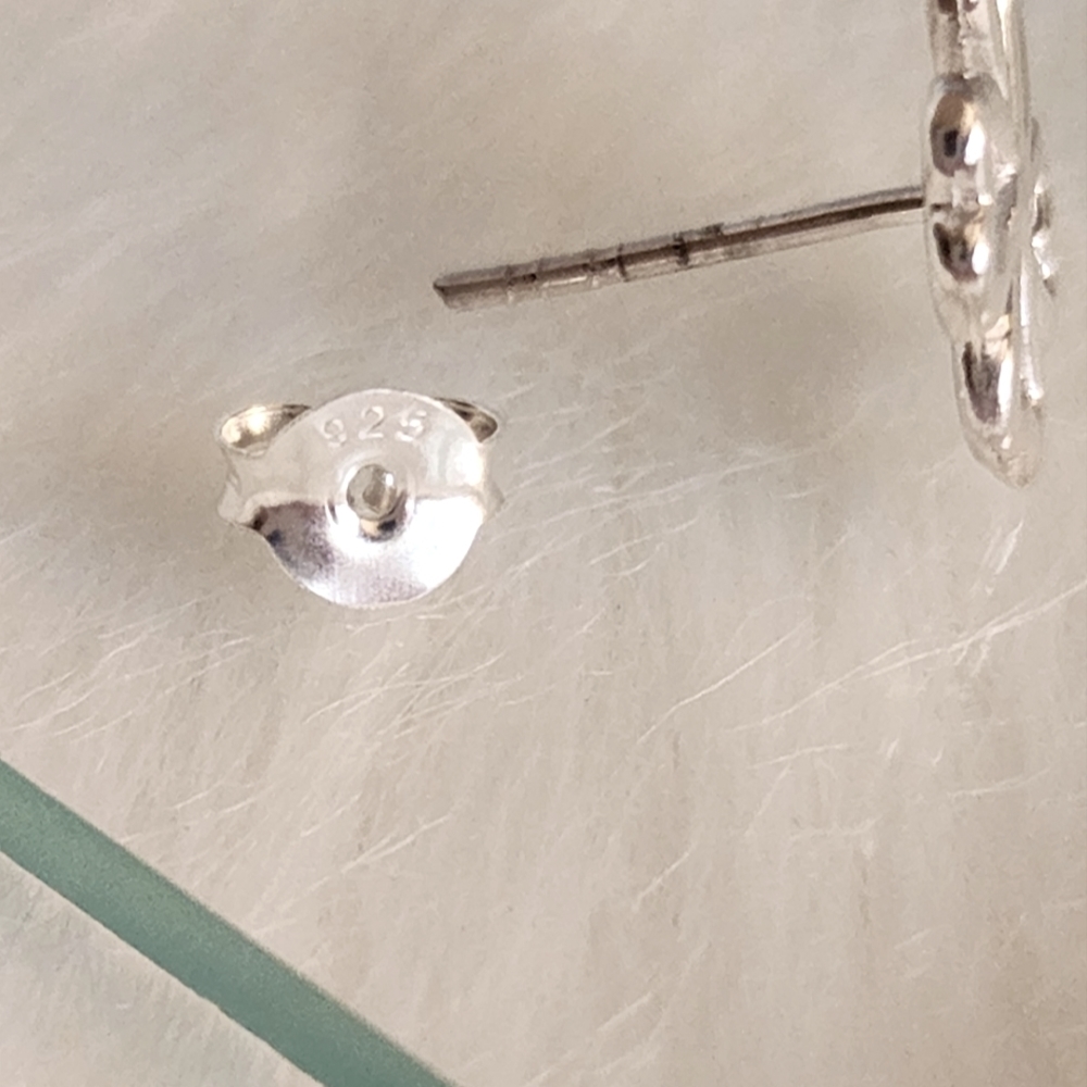 🟣925 Sterling Silver Four Leaf Clover ☘️ - Picture 2 of 3